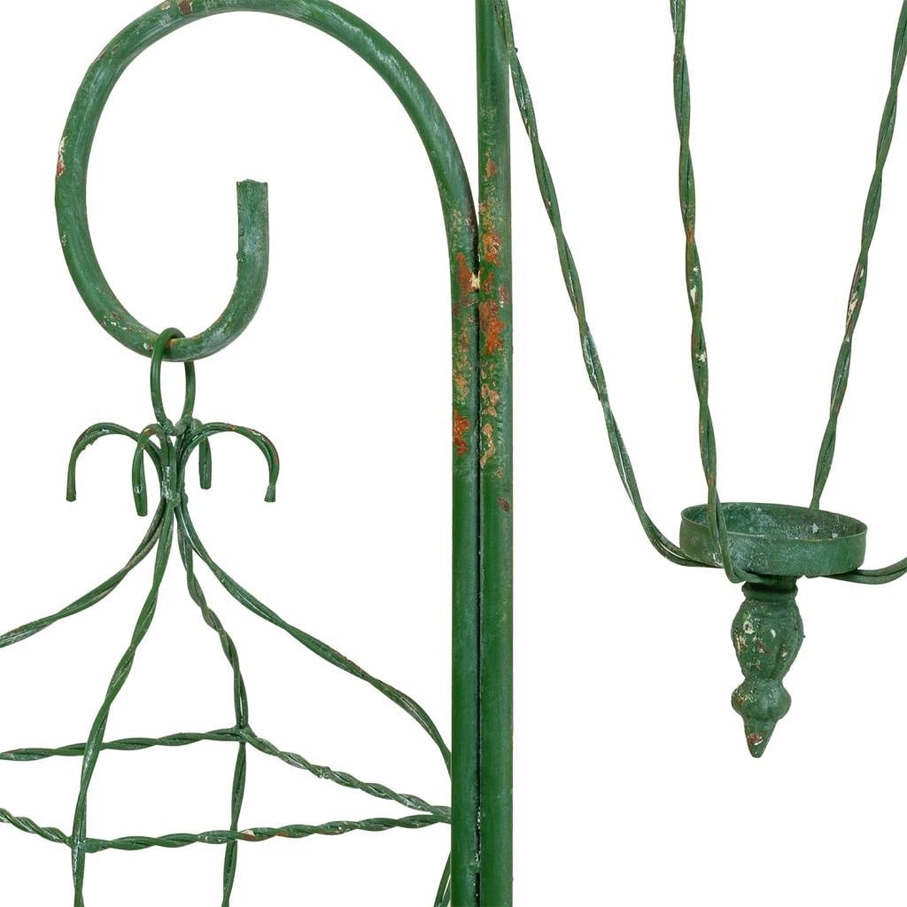 Lanterne con supporto in metallo 35x31x115h cm