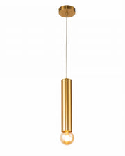 Lampada a sospensione Candellux Austin ottone E27 Ø6cm