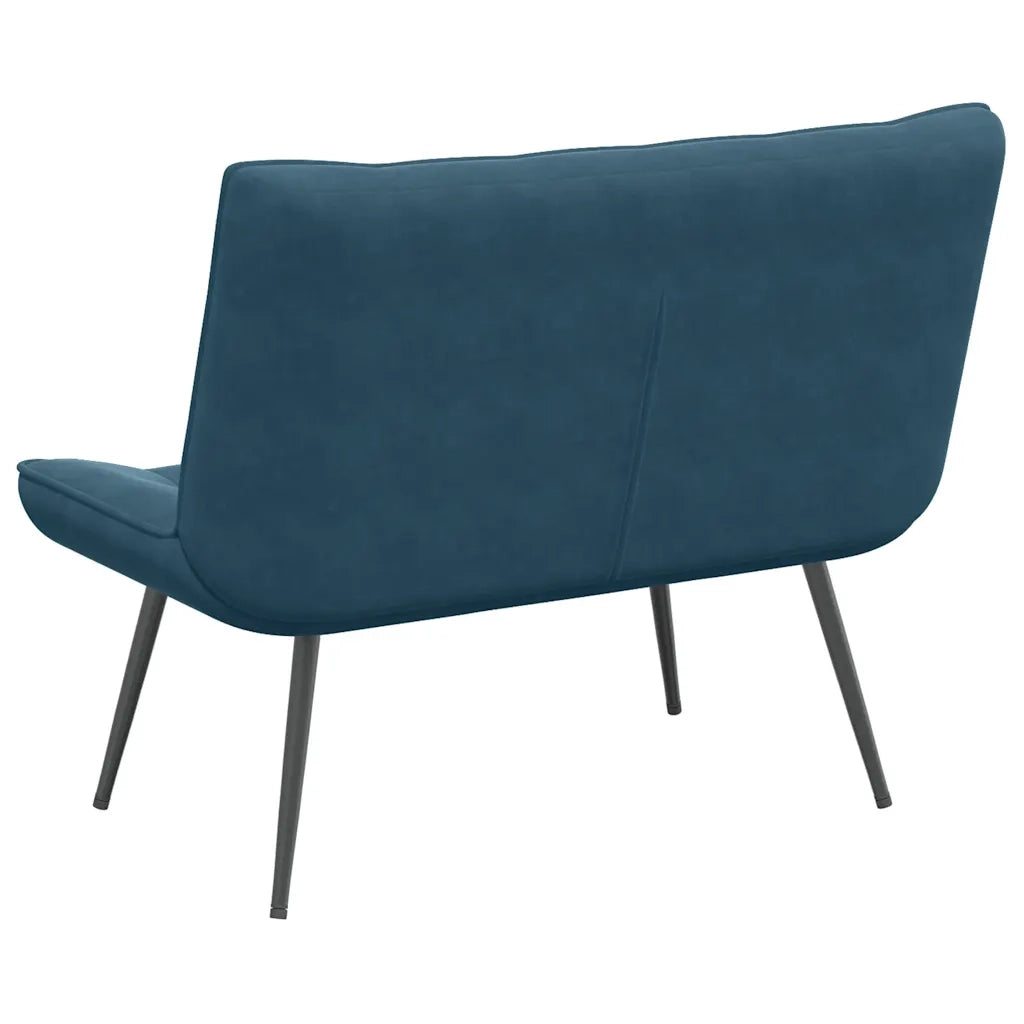 Panca Blu 110x74x84 cm in Velluto CFW7299986