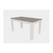 TAVOLO ALLUNGABILE CM 80X140/180XH.75 CEM./BIANCO- 1,0 pz