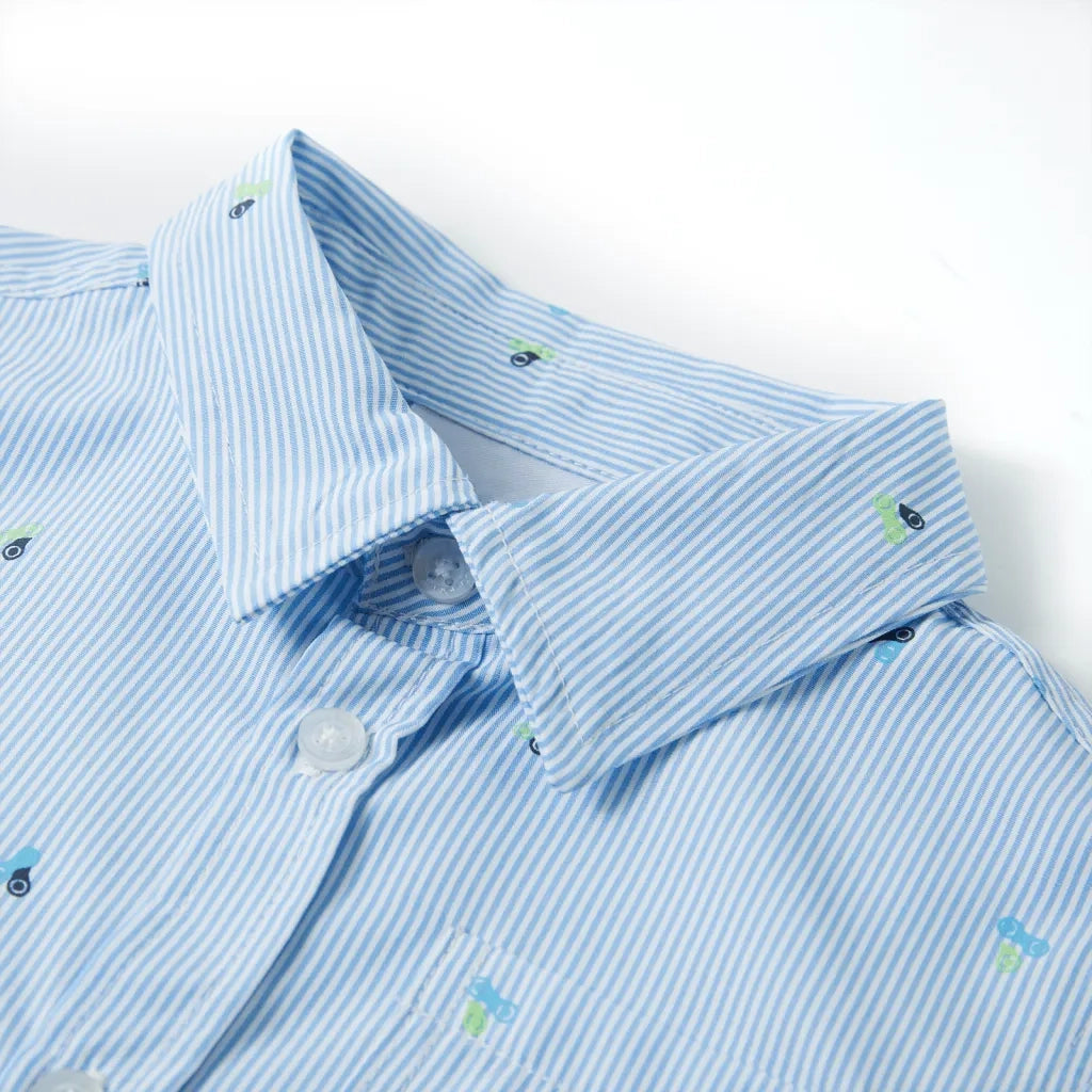 Camicia da Bambino Azzurra 116