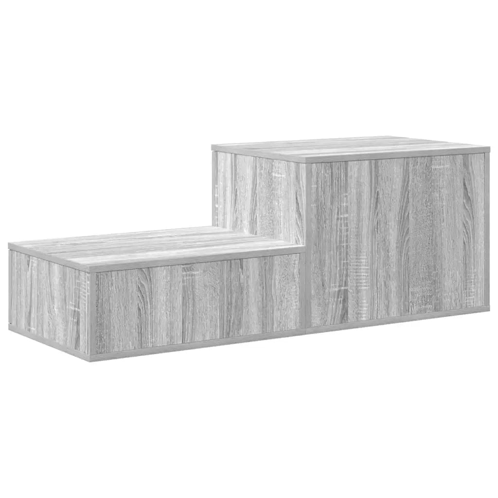 Armadio 2 pcs Grigio Sonoma 118 x 41 x 40 cm Legno multistrato 866664