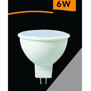 Trade Shop - Lampadina Led Mr16 6w 12v Luce Fredda 6500k Calda 3000k Naturale 4000k Mr16-12v - -bianco Naturale      -