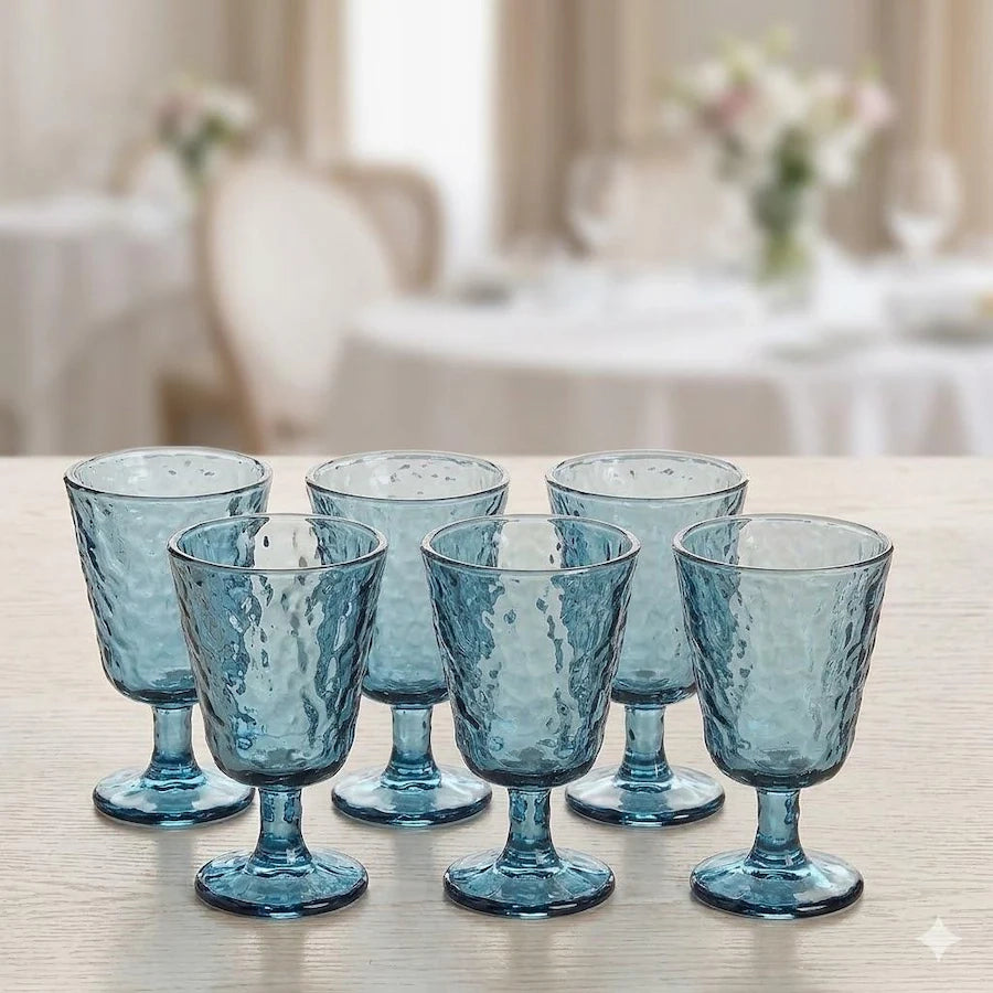 Set 6 Calici Elsa Cc 270 Azzurro