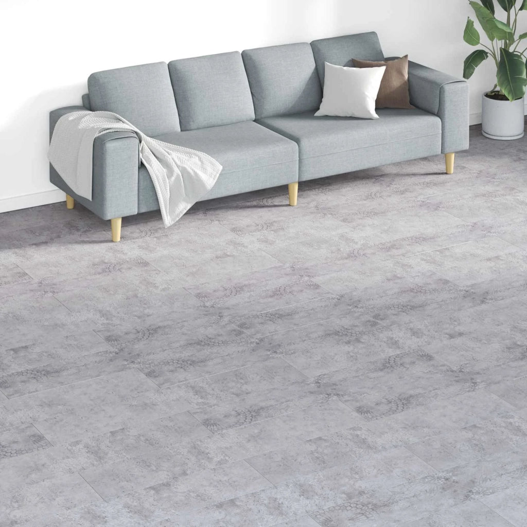 Tavole per Pavimenti 18 pz Grigio 5,26 m2 PVC CFW2153016
