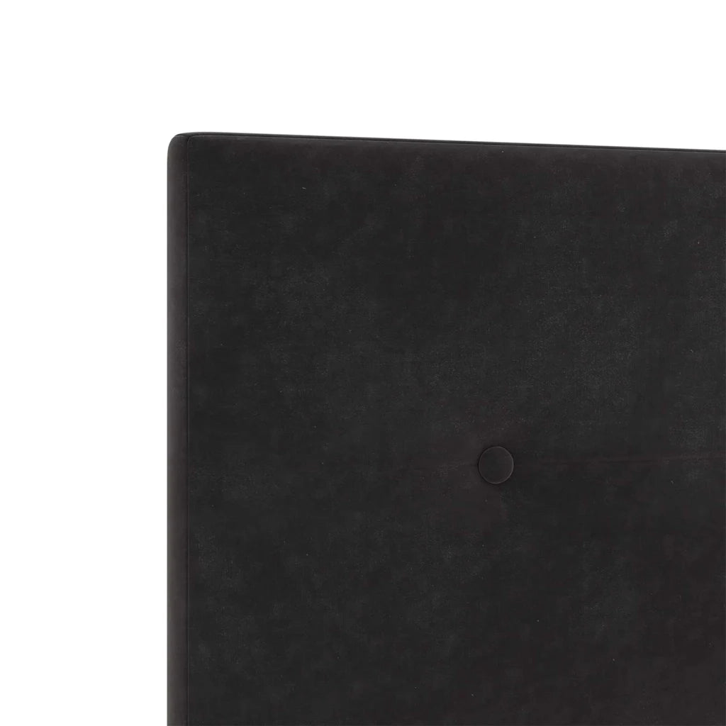 Testiera | Testata Nero 90 cm Velluto