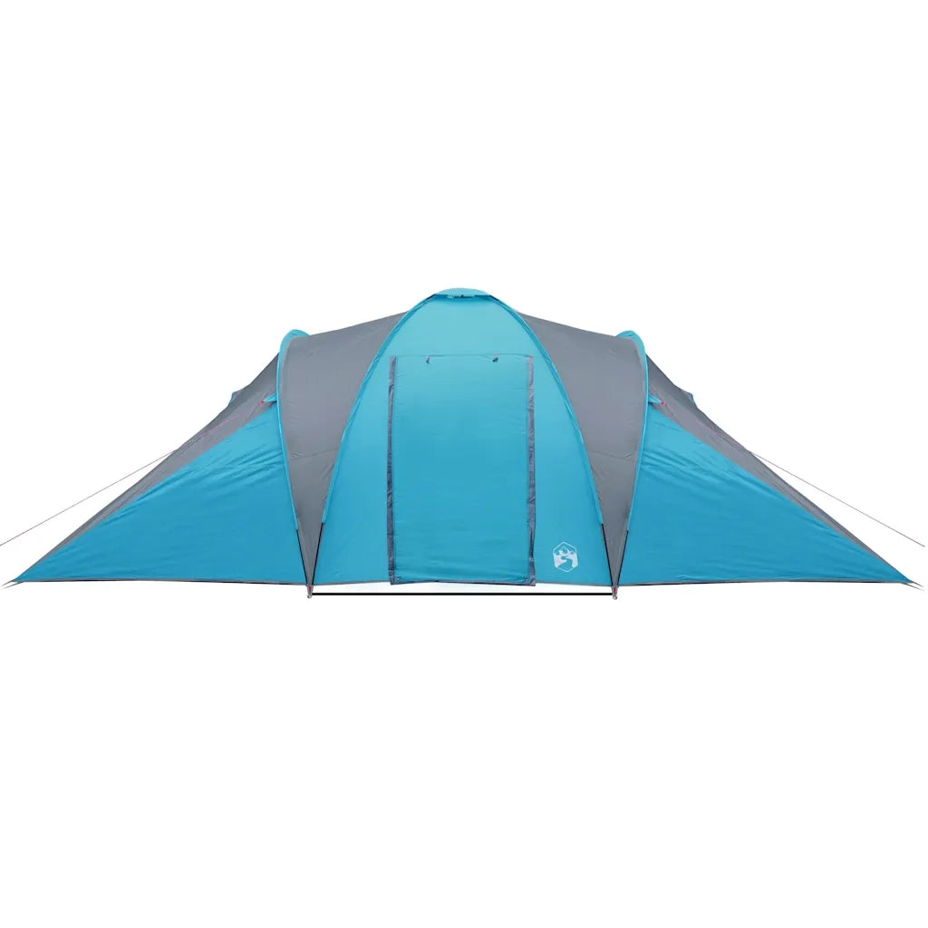 Tenda da Campeggio a Cupola per 4 Persone Blu Impermeabile