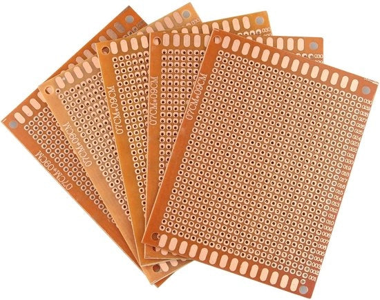 Pannello di Prova 7x9 cm per Solderatura DIY - Tabella di Circuito in Ceramica - Ideale per Progetti di Elettronica - Perfetto per Appassionati - Dimensioni 7x9 cm