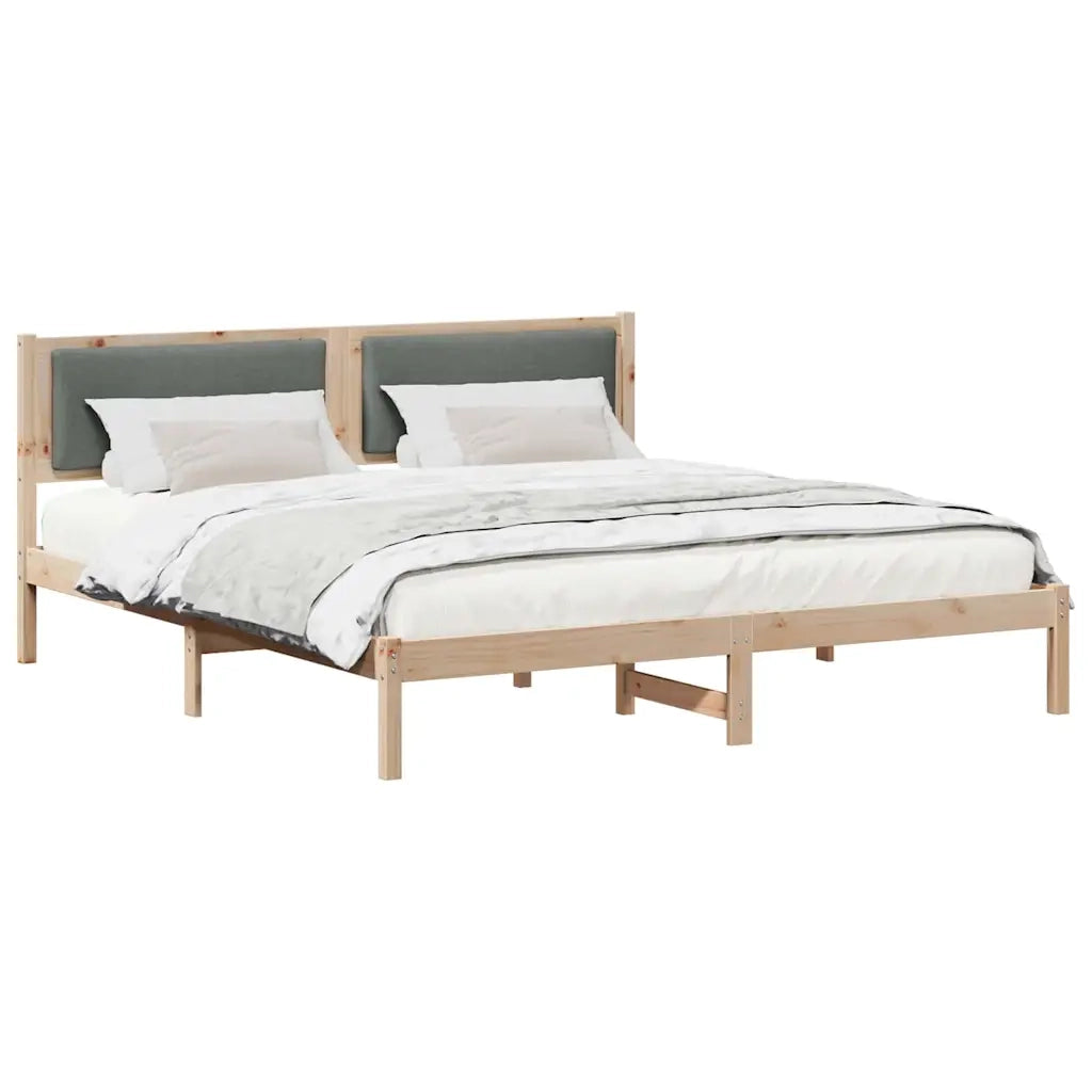 Struttura del letto Grigio scuro 180 x 200 cm Pino massello 878100