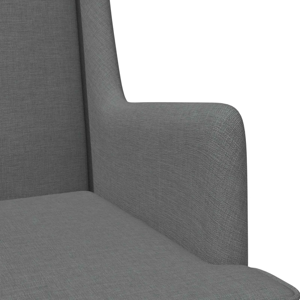 Poltrona Grigio Scuro Tessuto 42029949