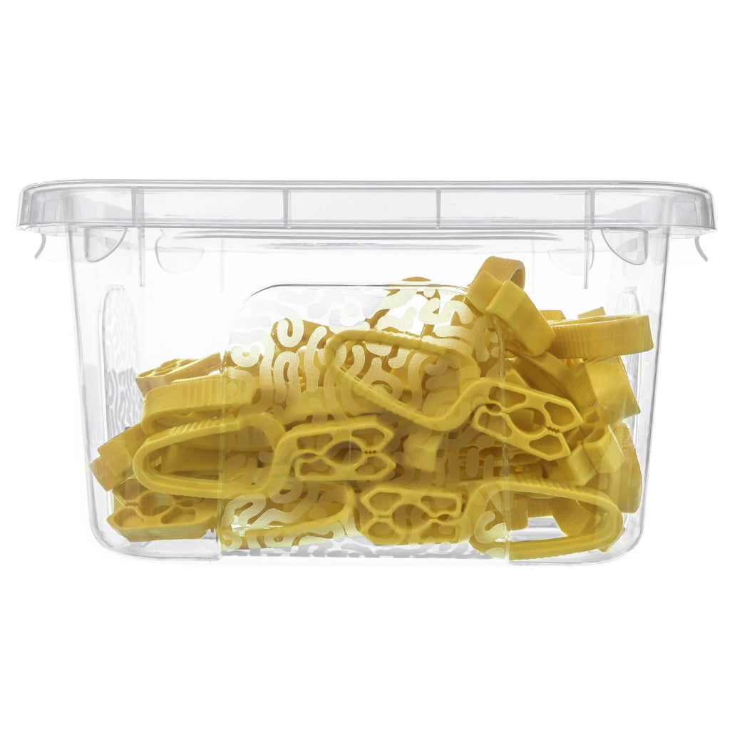 Mollette per bucato KADAX, set da 50 pezzi + contenitore con coperchio