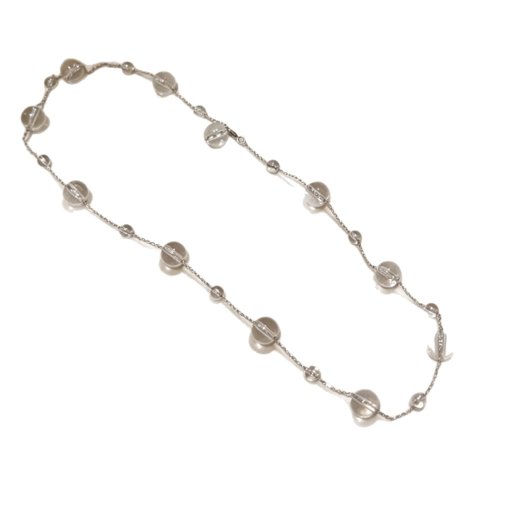 Collana da donna con cristalli bianchi e design a cielo stellato, dal design minimalista e unico, catena per clavicola, stile leggero, lussuoso e raffinato, girocollo, catena per maglione.