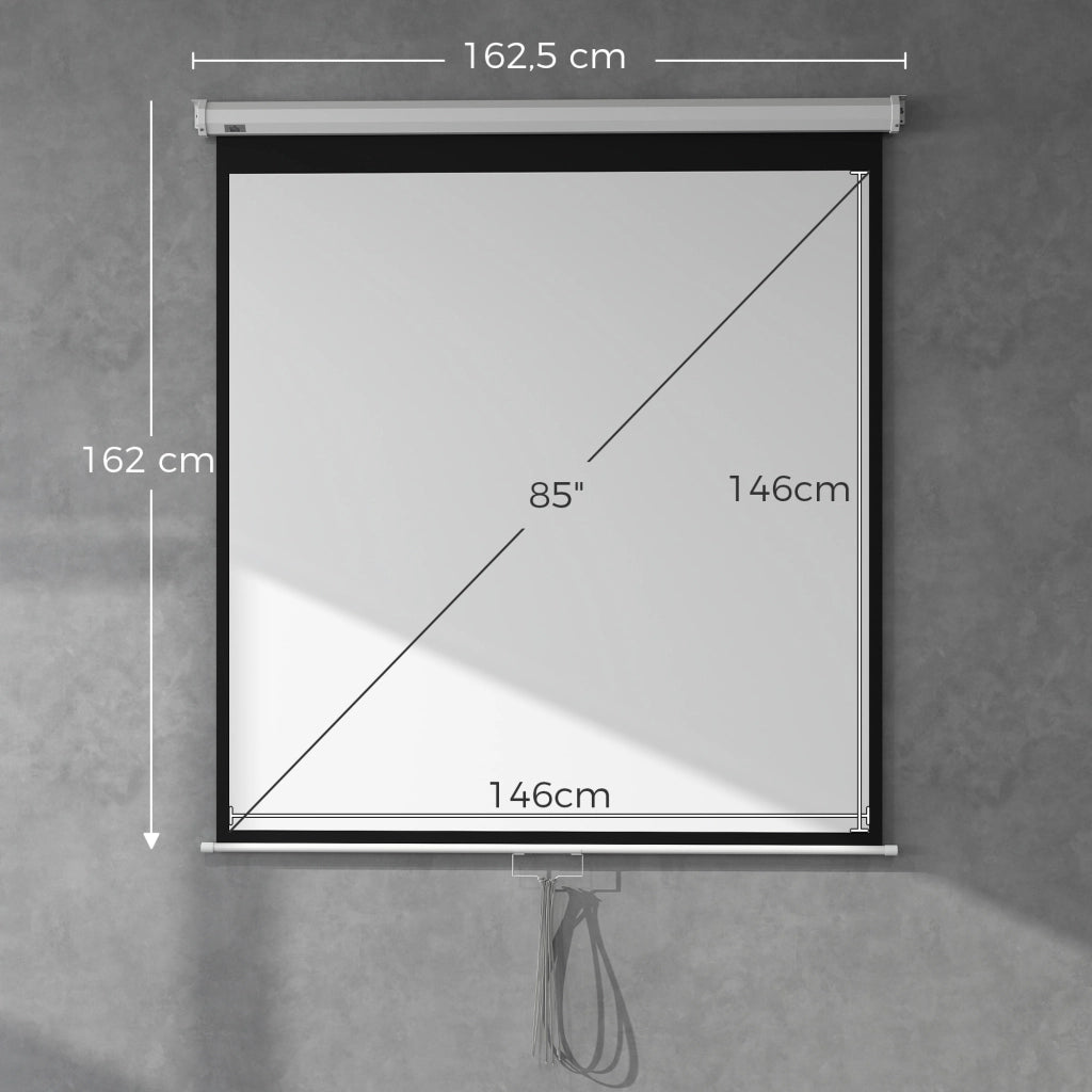 Mobile TV ¨C Minimal ¨C Bianco 146x146 cm