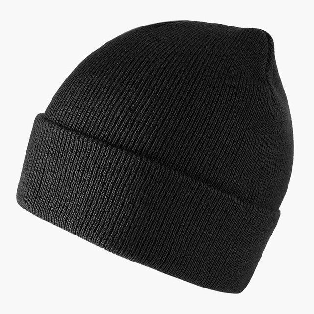 Cappelli invernali caldi in maglia ricamati Jordan 23, colore nero