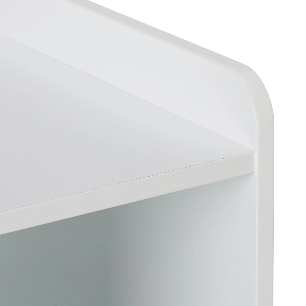 Scrivania compatta per bambini con cassetti 80 x 50 x 75 cm design sobrio atmosfera accogliente in MDF bianco 13_0012329