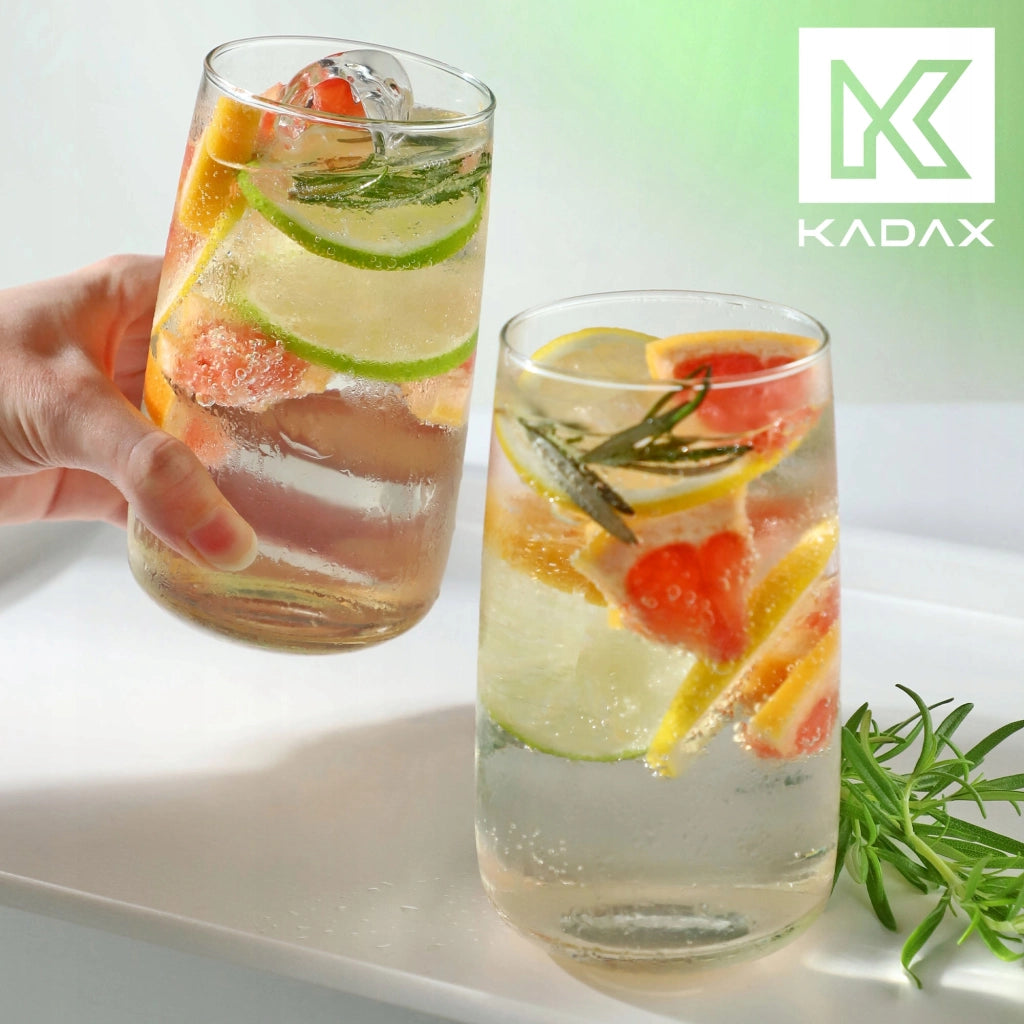 Bicchiere KADAX da 480 ml per whisky, bevande, succhi di frutta e acqua. Bicchiere regalo.