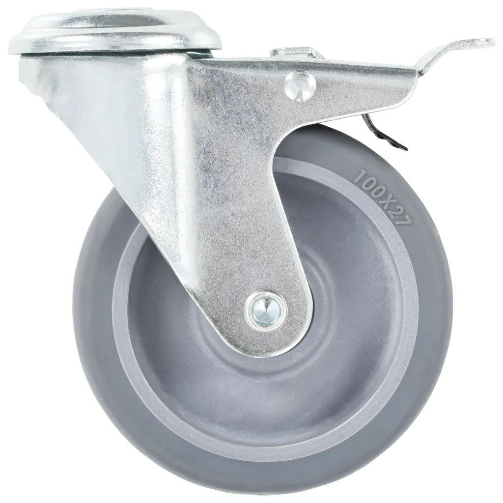 Ruote Girevoli con Foro per Bullone 16 pz 100 mm 277893