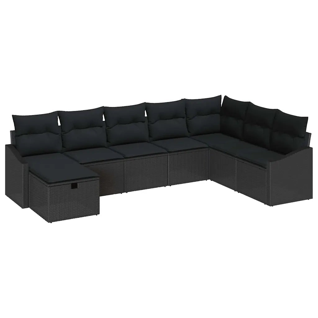 Set Divano da Giardino con cuscino 8 pcs polyrattan 3359332