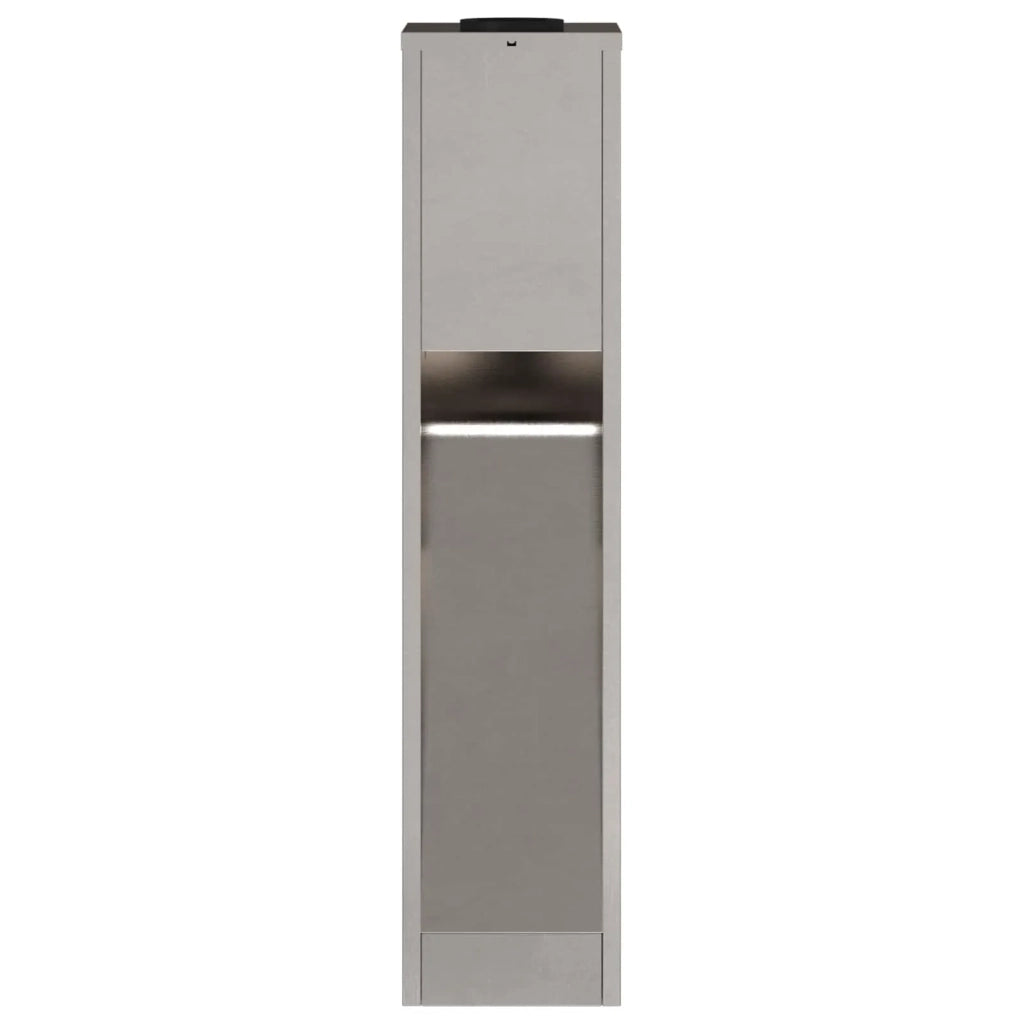 Lucina LED Solare da Percorso 2 pcs Argento