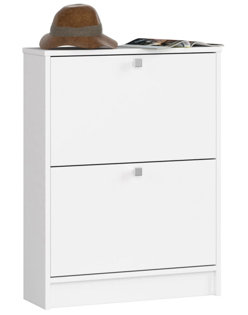 Scarpiera AKORD Bianco 60 cm 2 ante 60x20x80 cm
