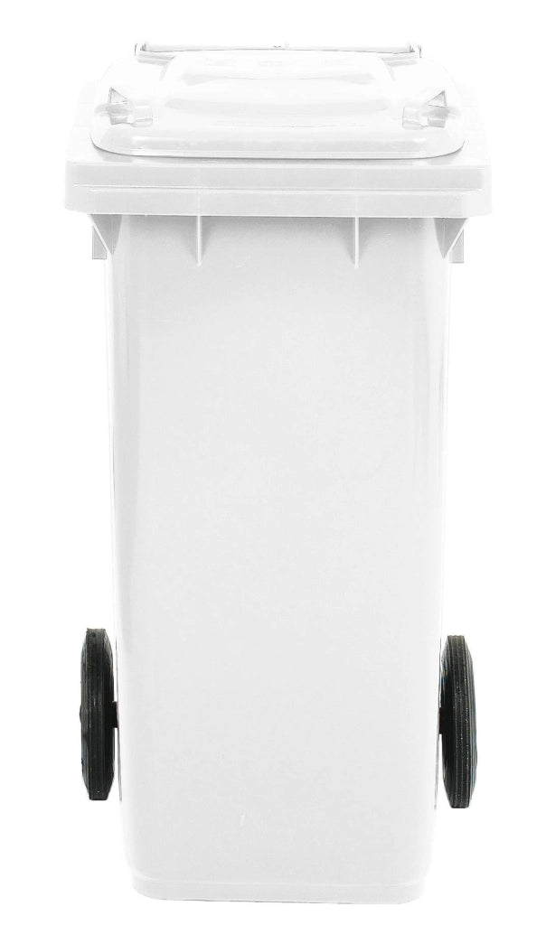 Bidone Quadro Nettezza Urbana con Ruote 120 l 48 CMX57X95H. Bianco Ics