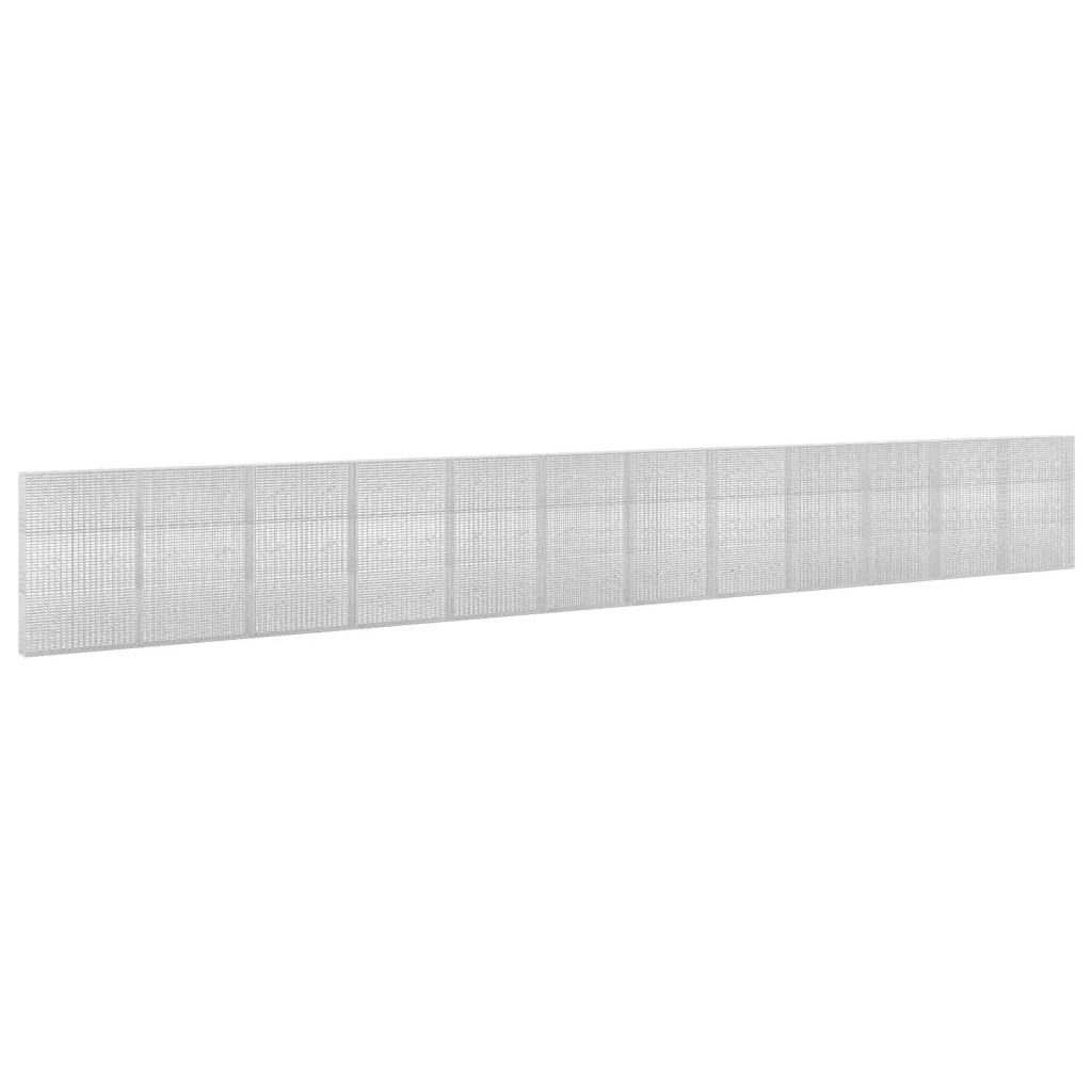 Gabione con Filo da 3,5 mm e Rete da 5x2,5 cm 1200x20x150 cm 3461706