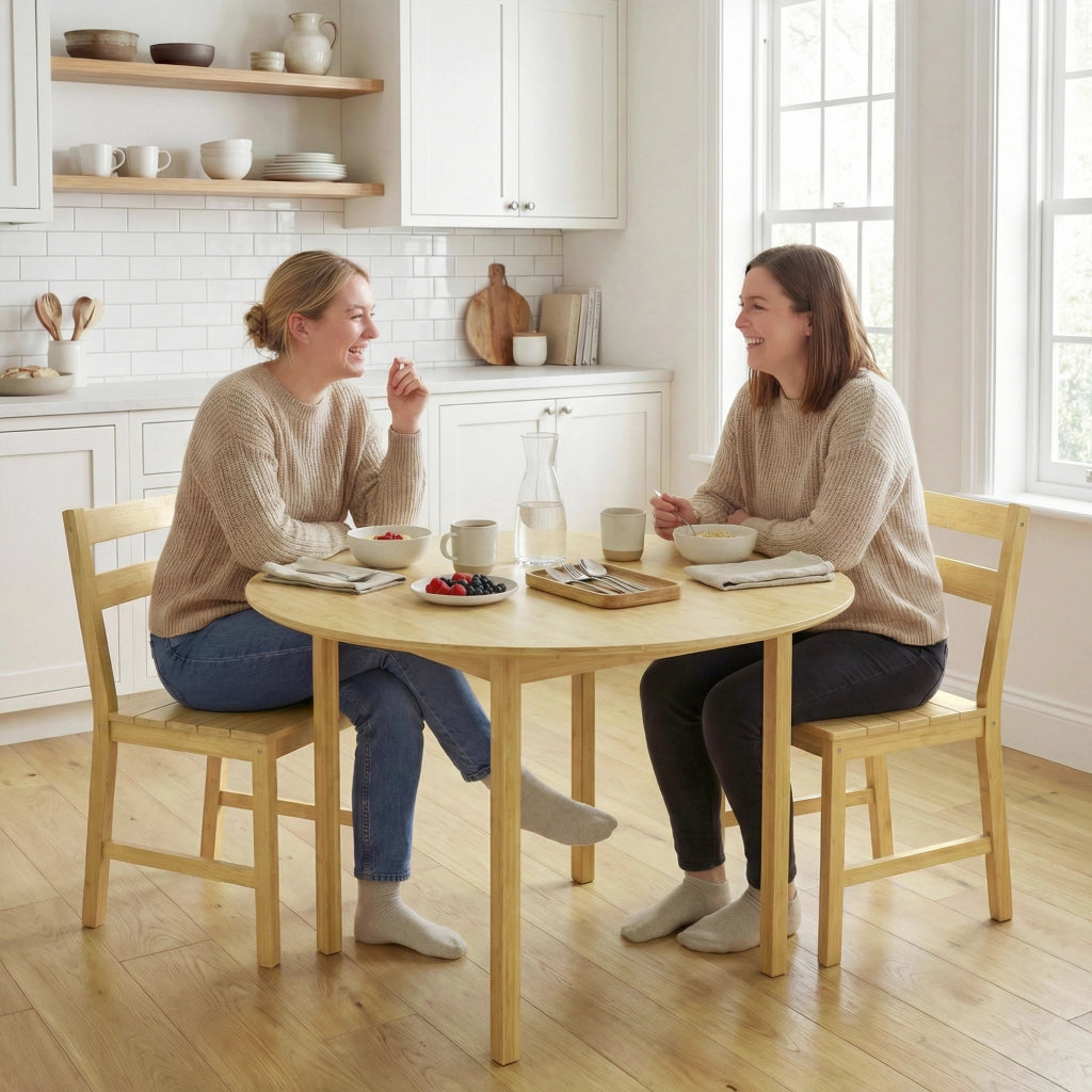 Sedia da pranzo in bamb¨´ ¨C zephmum ¨C naturale 2 pezzi