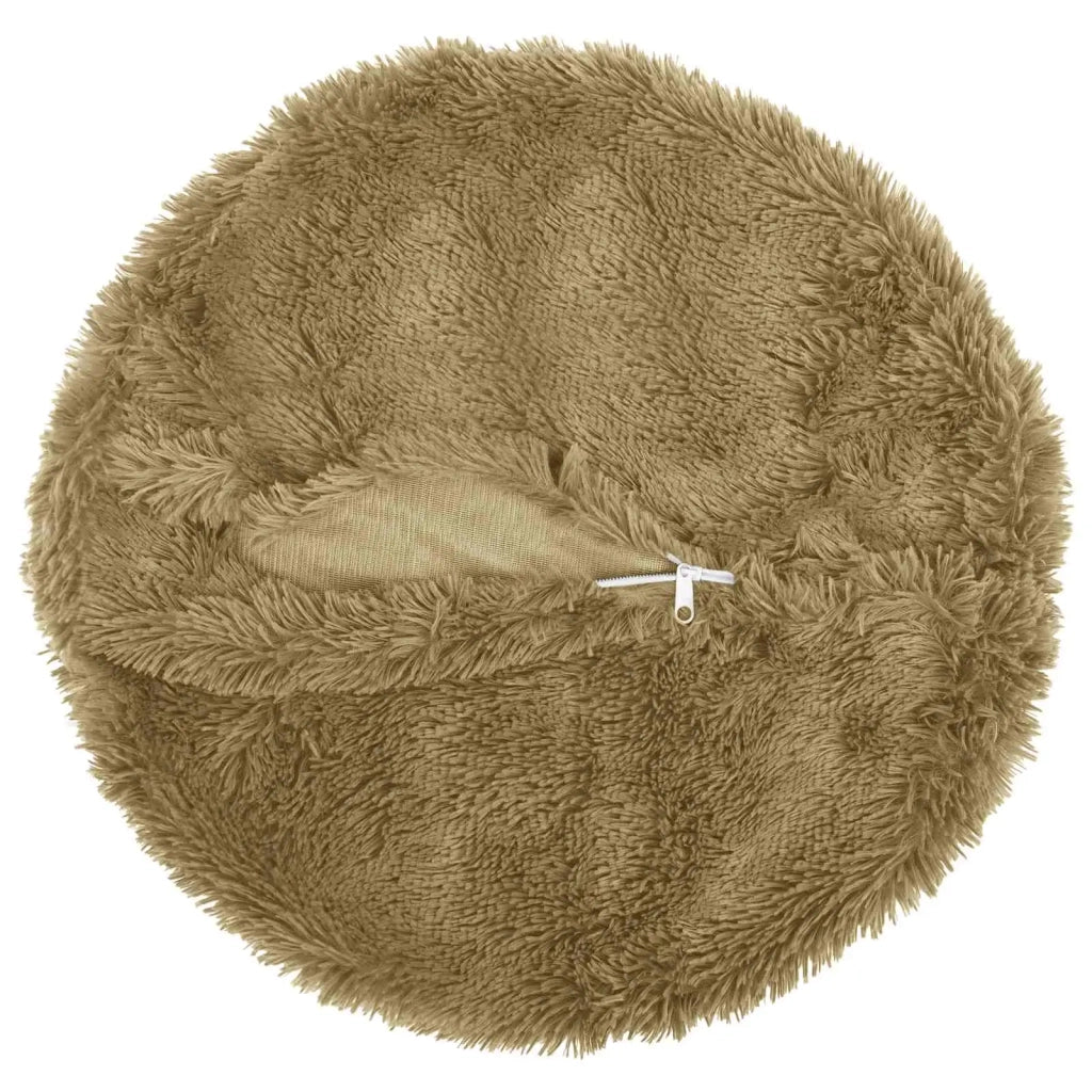 Cuscino con cuscino HEERLEN 2 pz Grigio Chiaro Fleece PV 929553