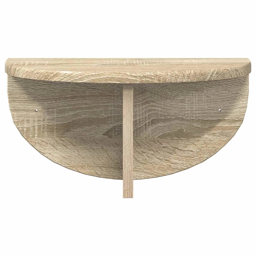 Scaffale da parete | Ripiano a parete | Mensola a parete Rovere Sonoma 38 x 19 x 19 cm