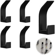 Supporto da parete senza foratura - Grappolo - 5 pezzi - Nero