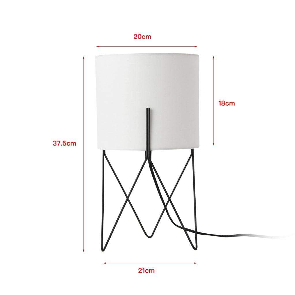 Lampada da Comodino Slough in Stile Treppiede - lux.pro