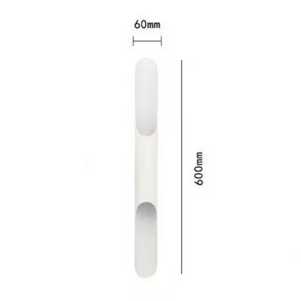 Trade Shop - Applique Da Muro Lampada Da Parete Moderno Attacco 2xg9 Ip20 Bianco O Nero Aq44 - Bianco