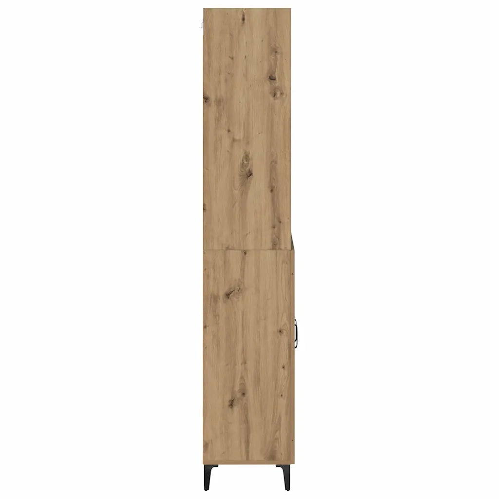 Credenza | Madia | Buffet da pranzo | Armadio da pranzo Rovere artigianale 69,5 x 34 x 180 cm