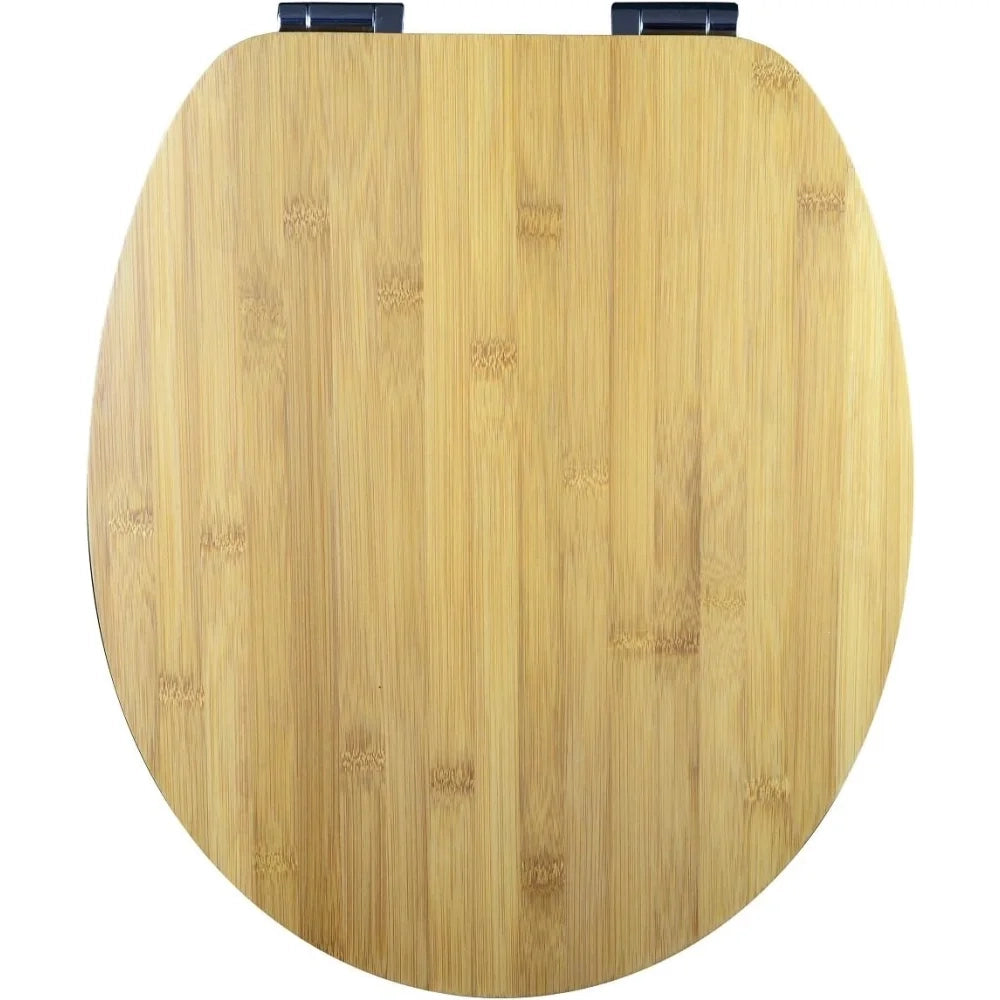 Eisl bamb  sedile wc slim bamboo edba04, con abbassamento automa