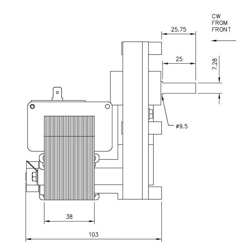 Motoriduttore Pellet Mellor Originale FB1199