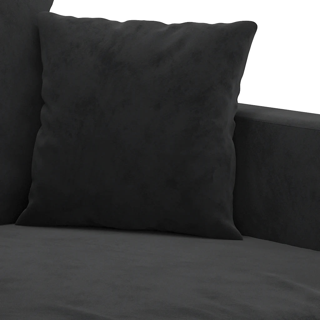 Poltrona | Sedia Relax Nero 60 cm Velluto