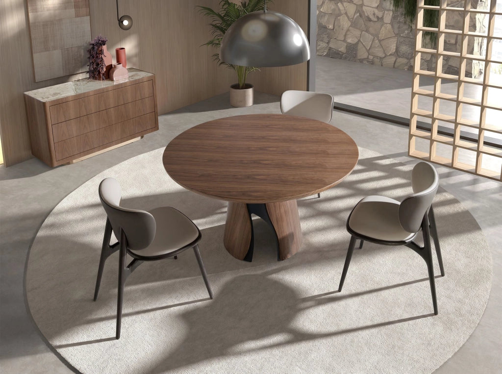 Sedia in similpelle crema e grigio scuro