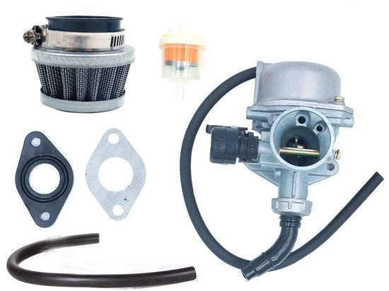 Carburatore PZ19 - Filtro dell'aria - Filtro del carburante - Accendino - 19 mm di diametro interno - Installazione semplice - Carburatore per motori