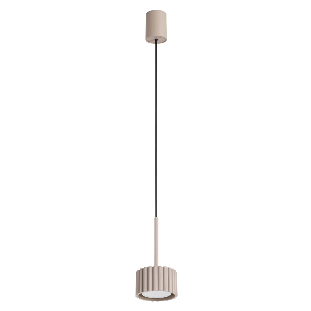 Lampada a sospensione AURA 1 tortora Gx53