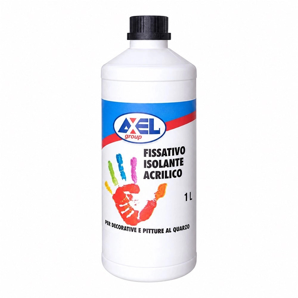 Isolante fissativo acrilico all'acqua axel *** formato 1 litro, confezione 1