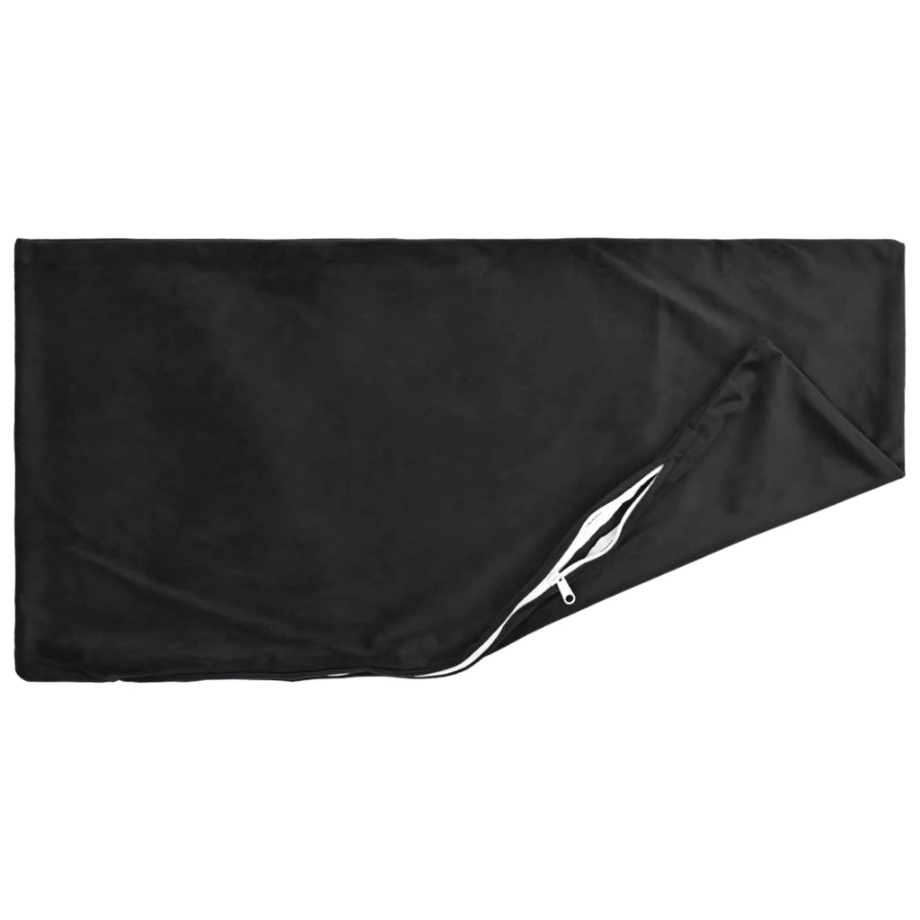 Cuscino con cuscino HEERLEN 2 pz Nero Velluto 927706