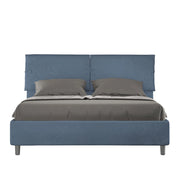 Letto Matrimoniale 160x200 cm con Rete e Contenitore Sleeper Blu