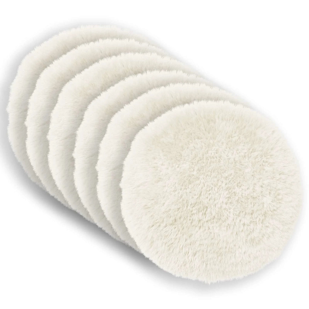 Federa 6 pcs HEERLEN Bianco Ø 40 cm Fleece PV 922420