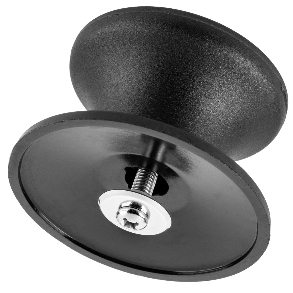 Pomello per coperchio KADAX, pomello per coperchio pentola, pomello per padella, nero, 3 pezzi