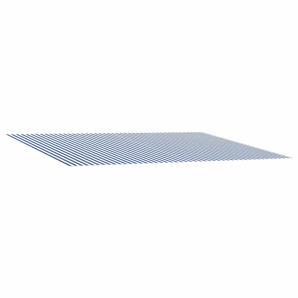 Telo di ricambio per tenda da sole Blu e Bianco 300 x 250 cm 3444181
