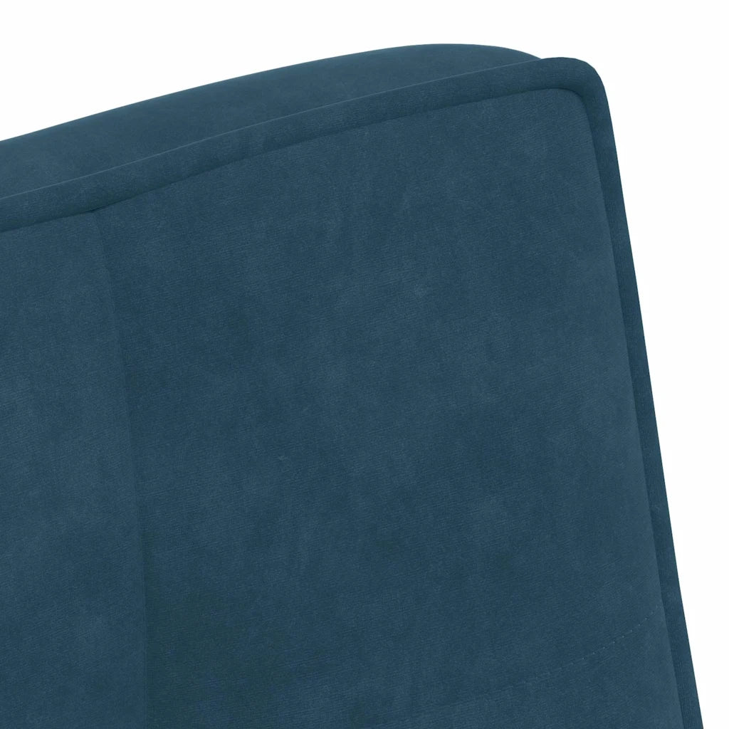 Panca Blu 110x74x84 cm in Velluto CFW7299986