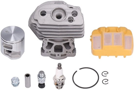Corona d'oro - Kit cilindro manovella 43mm - Filtro d'aria per sega a catena - 43 mm - Pezzo di ricambio per Husqvarna 545 550xp - Sostituzione di alta qualità - Incluso