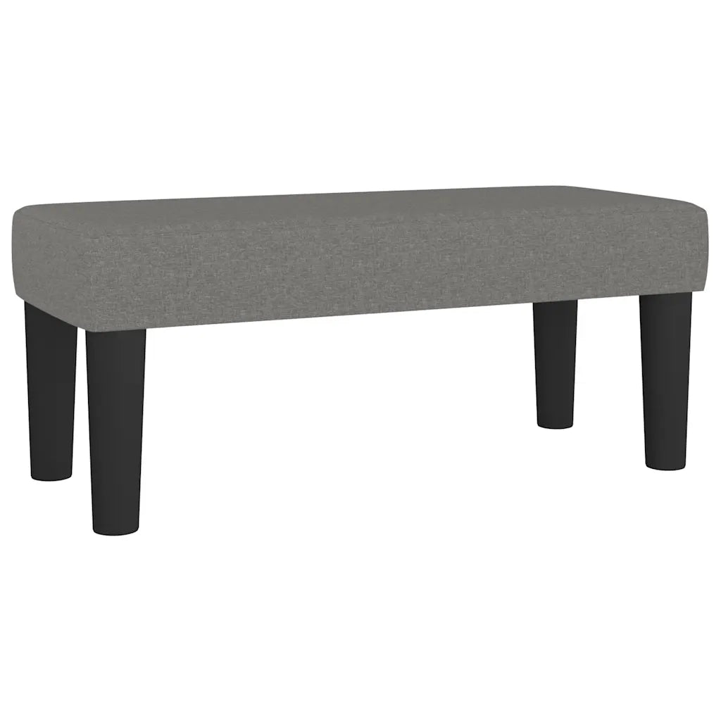 Giroletto a Molle con Materasso Grigio Scuro 120x190cm Tessuto 3270377