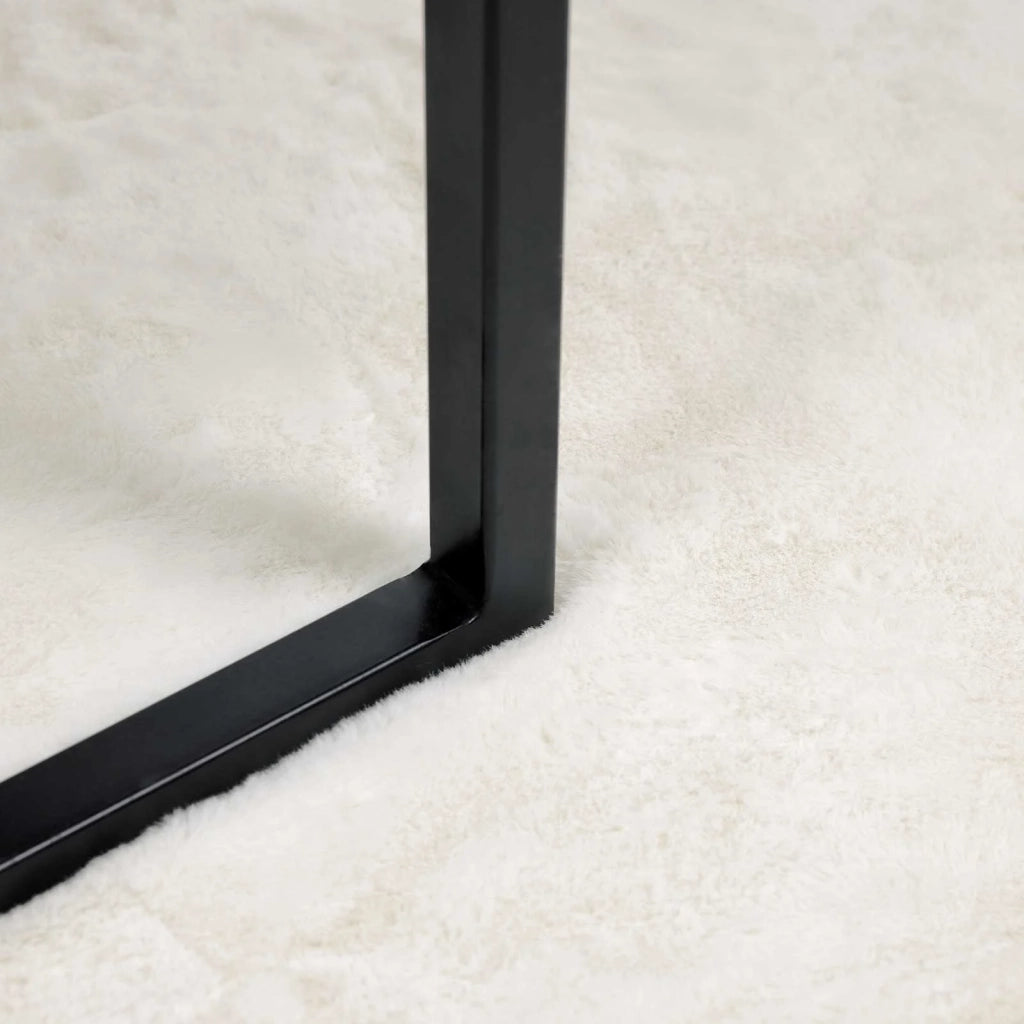 Tappeto antiscivolo in sintetica di coniglio OLITE Crema 42021663
