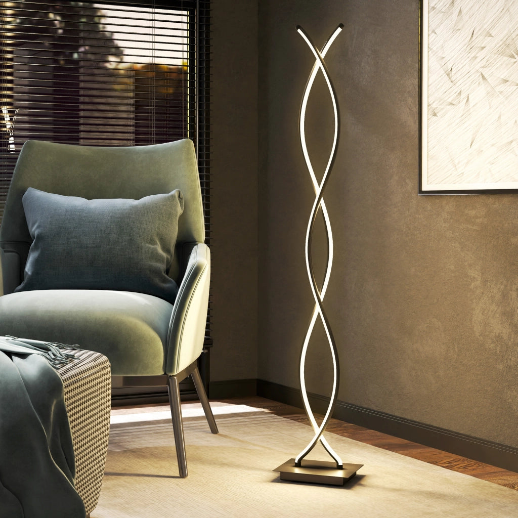 Lampada da terra ¨C Minimal ¨C nero